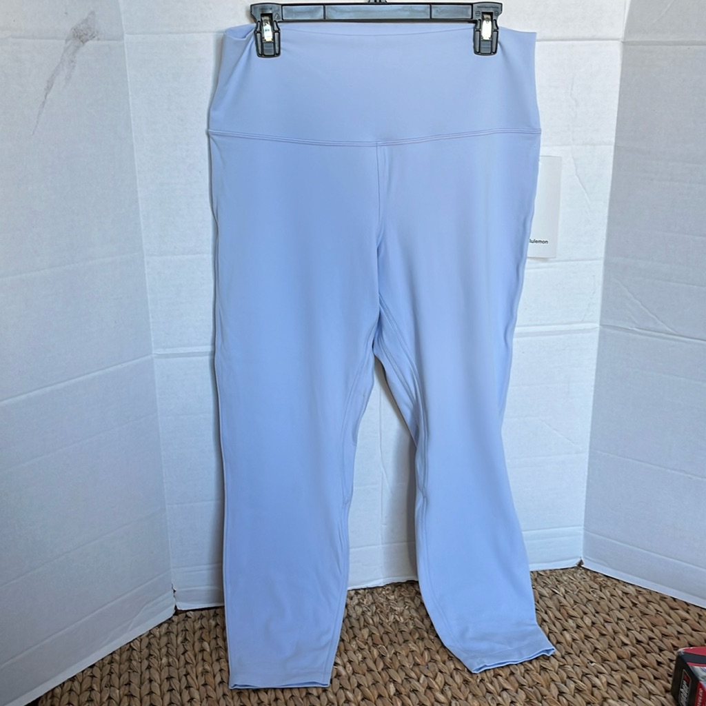 Lululemon Leggings Align Hr Pant 25” Pastel Blue Size 14 New Rare